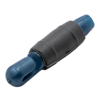 Коннектор серо-синий перламутр  d2,3мм (10шт) (Три кита)