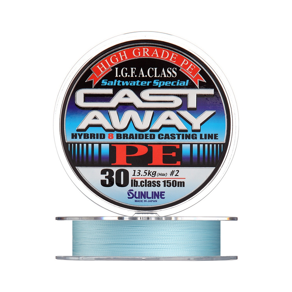 Шнур CAST AWAY PE 150mHG 40LB#2.5/16,5kg. Фото №2