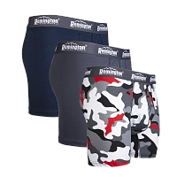 Мужские трусы боксеры Remington, набор 3 шт, микс серый 406 р. XL