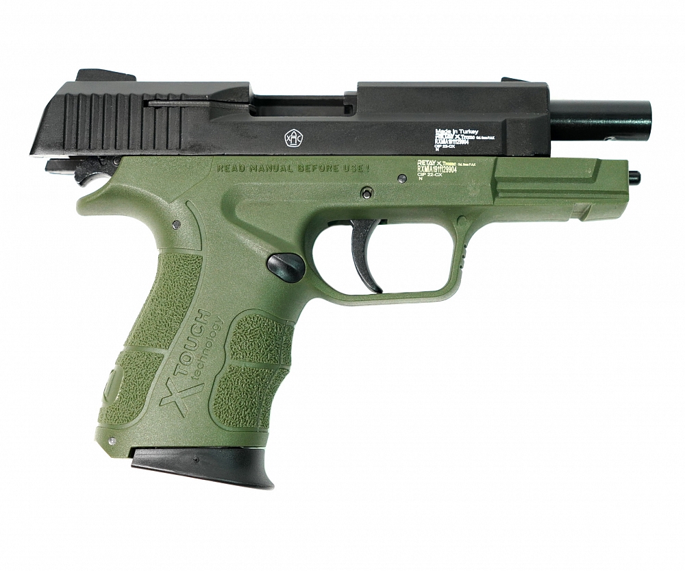 Пистолет охолощенный RETAY XTREME, Green, калибр 9mm. P.A.K. Фото №5 Пистолет охолощенный RETAY XTREME, Green, калибр 9mm. P.A.K. Фото №5