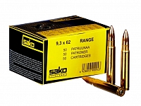 Патрон нарезной SAKO калибр 9.3х62 FMJ Range 15,0 гр. 231 grn. (в пачке 50 шт.)