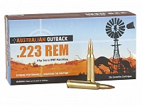 Патрон нарезной Aussie Outback калибр 223 REM HPBT 4,47 гр. (в пачке 20 шт.)