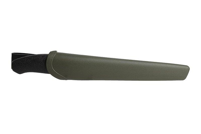 Нож Morakniv 748MG, нержавеющая сталь, цвет черный с зеленым, 57-58 HRC. Фото №6