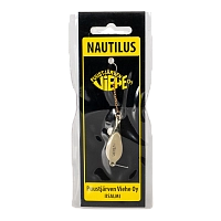 Блесна Puustjarven Nautilus 40мм, 5гр, цвет (Mes/Hop) цепочка-крючок