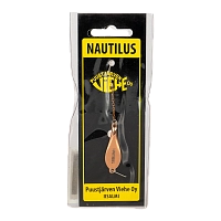 Блесна Puustjarven Nautilus 40мм, 5гр, цвет (Hop/Kup) цепочка-крючок