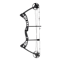 Лук блочный Man Kung - CB50 (черный, прицел, полка, релиз, пипсайт, воск, 2 стрелы )