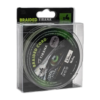 Шнур плетеный Tirana Folk Cord X4 PE 100м, d0,30 (green)
