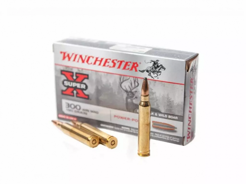 Патрон нарезной WINCHESTER калибр 300WIN Mag PP Super X 11,6 гр. 180 grn. (в пачке 20 шт.). Фото №1