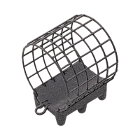 Груз-кормушка металлическая X-FEEDER ME GRUNT M GRID 060 г (28 мл, цвет Matt Black, сварная сетка)