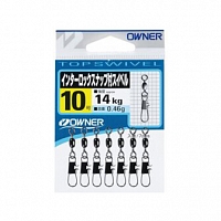 Вертлюжок Owner Crane Swivel с застежкой Interlock Snap №18