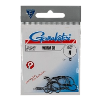 Крючок Gamakatsu Hook Worm 39 (SPR) Black №04
