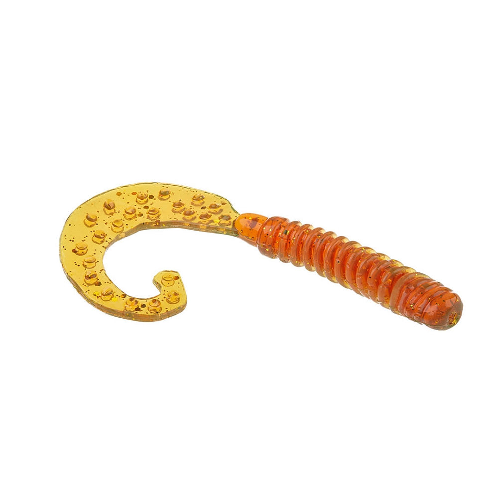 Приманка AKKOI Yummy (твистер) 75 D014R (уп. 10/6шт). Фото №1