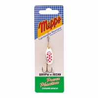 Блесна Mepps Aglia PTS 2 silver/red dots 4,5г