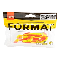 Силиконовая приманка FORMAT DIPLOMAT 74mm, цвет F27 (6шт.упак)