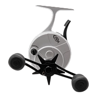Катушка 13 Fishing Black Betty FreeFall Ghost Ice Reel2.5:1 GearRatio w/NEW LineWindow-Right Hand