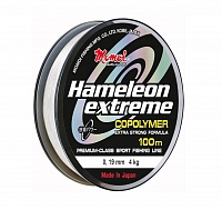 Леска монофиламентная Momoi Hameleon Extreme 0,17мм/100м, 3,5кг, прозрачная