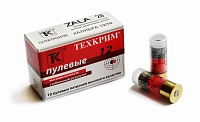 Патрон Техкрим 12/70 с пулей Zala 28 г. (в упаковке 10 шт) (в коробке 240 шт.)