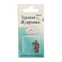 Мормышка вольфрамовая Капля d2,7 вес 0,26гр, цвет (черное золото), упак. 10шт