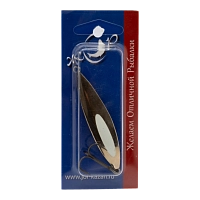 Блесна ЖОР Волжская 65мм, 18гр, цвет (рандоль/нейзильбер) тройник