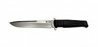 Нож TRIDENT D2 SW (Stonewash, черная рукоять, черные ножны)