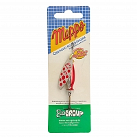 Блесна вращающаяся Mepps Aglia LONG HEAVY,1+ SILVER/RED