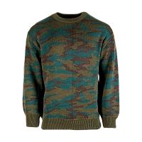 Джемпер п/ш круглый ворот (тёмно-зеленый камуфляж), р. 54