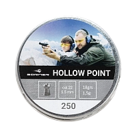 Пуля пневматическая Borner "Hollow Point",  5,5 (250 шт.) 1,15 гр. (30 шт в коробке)