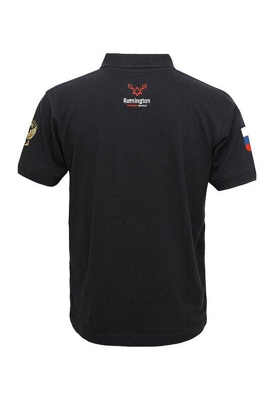Футболка Remington Men’s Short Sleeve Polo Black R- Neck Tshirt р. S. Фото №4