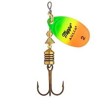 Блесна вращающаяся Mepps Aglia Fluo, 2, Tiger