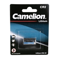 Батарейка литиевая Camelion Lithium CR2 BL-1(CR2-BP1, батарейка фото,3В)