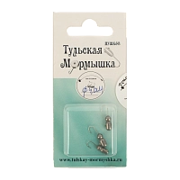 Мормышка вольфрамовая Муравей d4,0 вес 1,8гр, цвет (металл), упак. 10шт