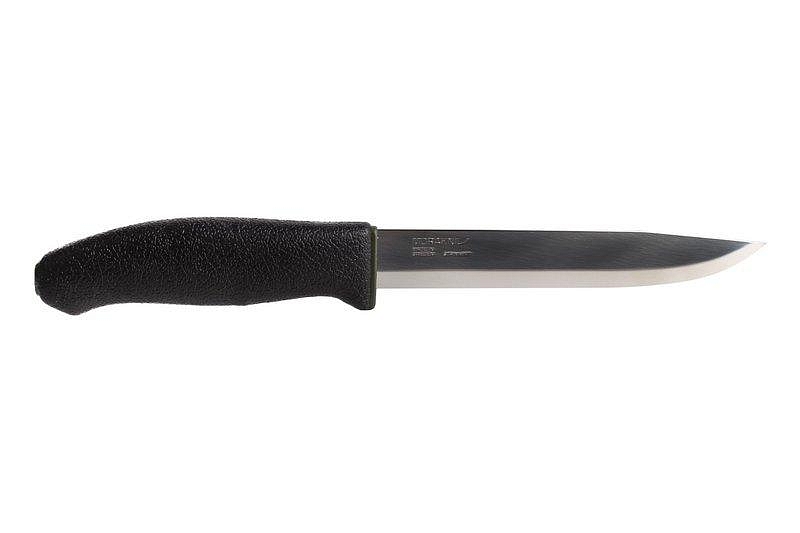 Нож Morakniv 748MG, нержавеющая сталь, цвет черный с зеленым, 57-58 HRC. Фото №3