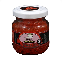 Икра насадочная оранжевая рыбная мука 80 мл.
