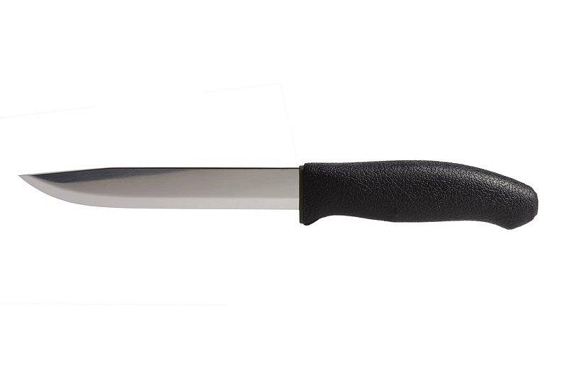 Нож Morakniv 748MG, нержавеющая сталь, цвет черный с зеленым, 57-58 HRC. Фото №2