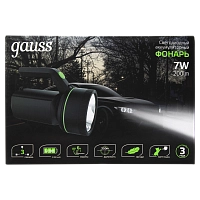 Фонарь прожекторный Gauss модель GFL601 7W 200lm Li-ion 3000mAh LED 1/10/30