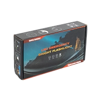 Фонарь ручной (аккум.26650, индикатор заряда, Type-C, PowerBank, стеклобой)