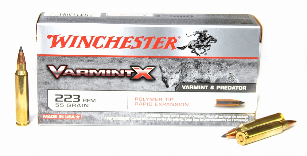Патрон нарезной WINCHESTER калибр 223REM PP Super X 3,56 гр. 55grn. (в пачке 20 шт.). Фото №2