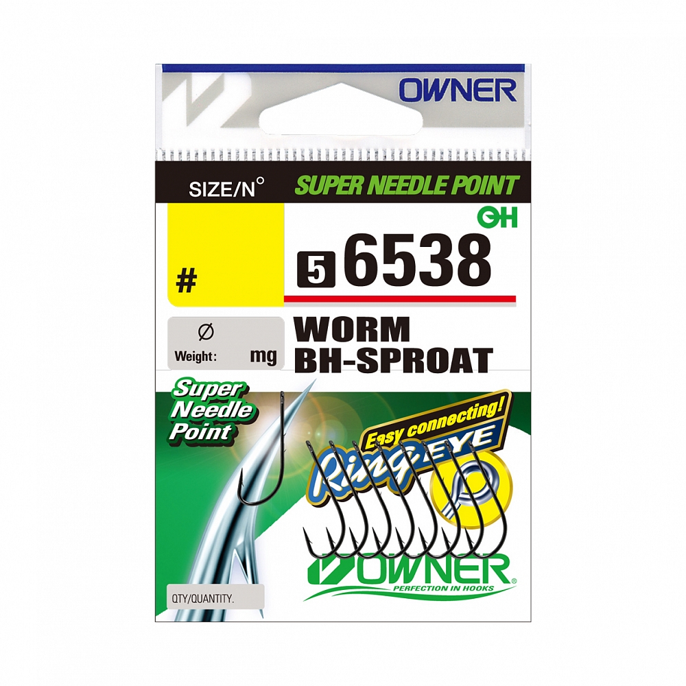 Крючок Owner Worm BH-Sproat №12. Фото №2