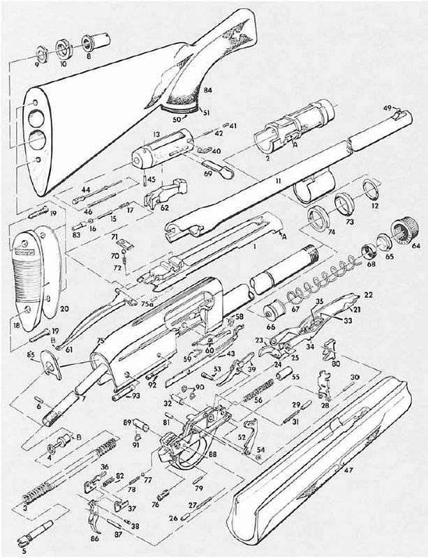 Трубчатая ось для Remington мод. 1100, 7600. Фото №2