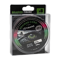 Шнур плетеный Tirana Classic X8 PE 150м, d0,10 (multicolor)