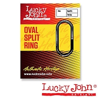 Кольца заводные Lucky John Oval 10.0мм/10кг 10шт.