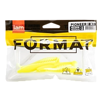 Силиконовая приманка FORMAT PIONEER 74mm, цвет F30 (6шт.упак)
