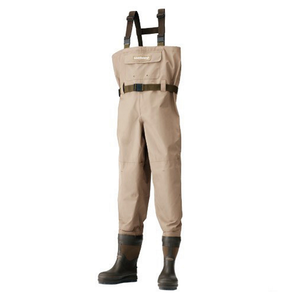 Вейдерсы с сапогами Shimano DryShield WA-014Kцв. Беж. р-р LL. Фото №1