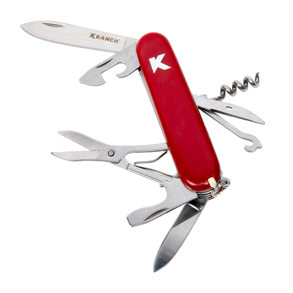 Нож складной туристический Kranch R-109, red. Фото №5