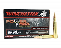 Патрон нарезной WINCHESTER калибр 30-06 SPRG PHP Power Max Bonded 11,6 гр. 180 grn. (в пачке 20 шт.)