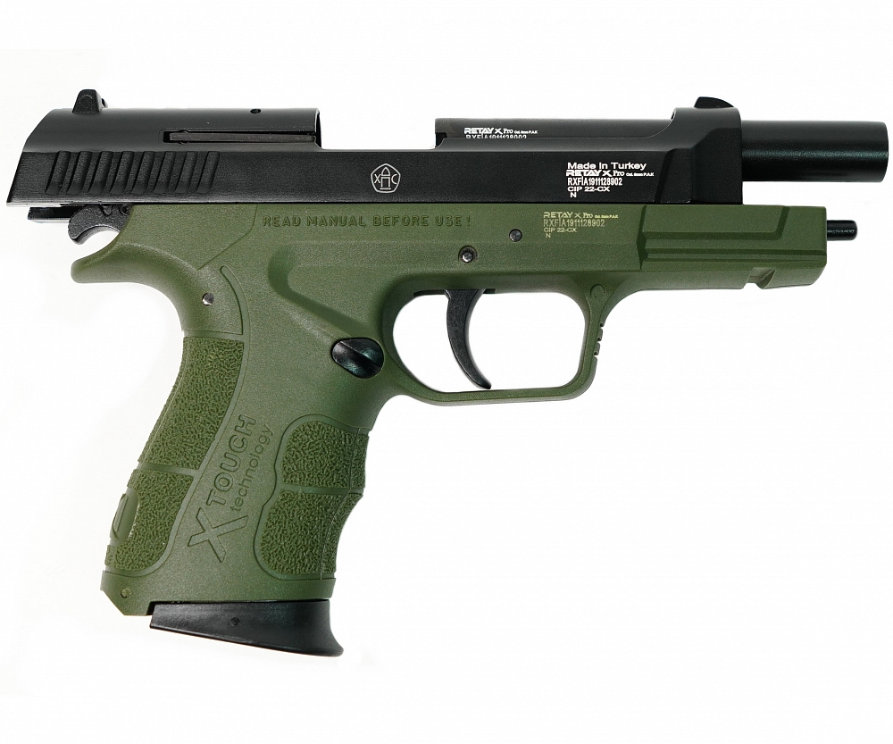 Пистолет охолощенный RETAY XPRO, Green, калибр 9mm. P.A.K. Фото №5 Пистолет охолощенный RETAY XPRO, Green, калибр 9mm. P.A.K. Фото №5