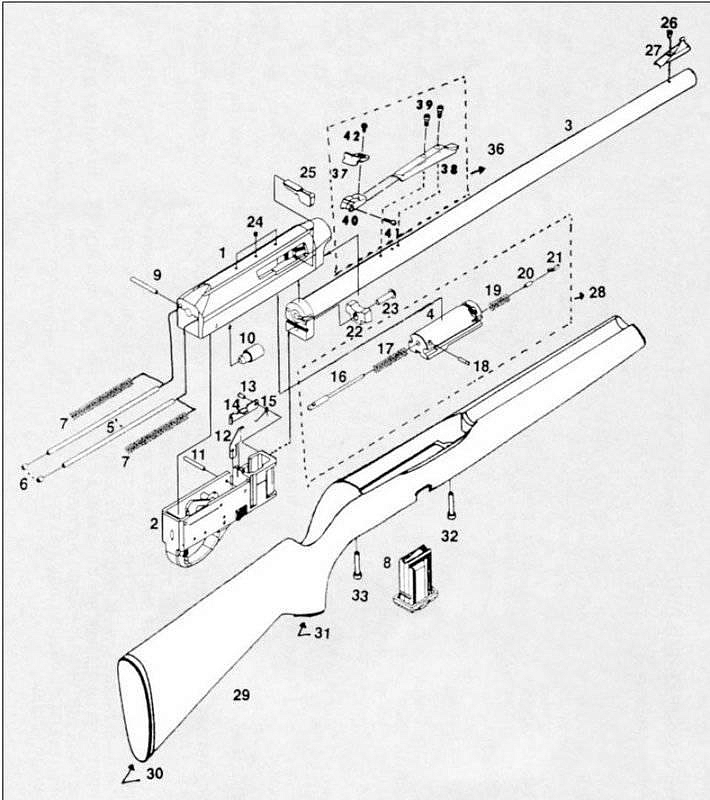 Зажим для задержки ствола для Remington мод. 597. Фото №2