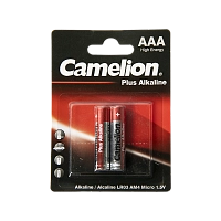 Батарейка Camelion Plus Alkaline BL2 LR03  (LR03-BP2, мизинчиковая батарейка ААА 1.5В)