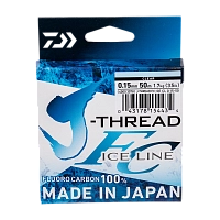 Леска Daiwa J-THREAD FC ICE LINE 0.15mm-50m