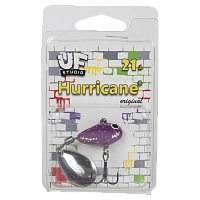Тейл-спиннер UF Studio Hurricane 30мм, 21гр, цвет (Violet glitter)